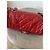 Borsa a patta Chanel in pelle traforata rossa - vista 7