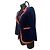 Gucci Samt-Blazer in Blau mit Kontrastborte – Size 38 - Ansicht 2