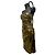 Dolce & Gabbana Metallic Gold Draped Strapless Cocktailkleid – IT 42 - Ansicht 2