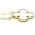 Collana Van Cleef & Arpels Vintage Alhambra in oro giallo 18K - vista 5