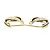 Orecchini Cartier Trinity a mezzo cerchio in oro 18K - vista 4