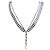 Collana Miu Miu in argento con perla - vista 2