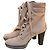 Tod's Botines de Piel Beige con Tacón
