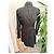 Abito a camicia Prada in cotone e poliuretano nero - vista 4