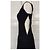 Cacharel Seiden-Abendkleid mit tiefem Ausschnitt TS - Ansicht 12