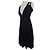 Cacharel Seiden-Abendkleid mit tiefem Ausschnitt TS - Ansicht 2