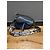 Borsa Saddle Christian Dior in pelle blu navy con tracolla ricamata - vista 10