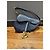 Borsa Saddle Christian Dior in pelle blu navy con tracolla ricamata - vista 14