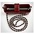 Chanel Mini Clutch Coccodrillo Bordeaux - vista 7