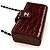 Chanel Mini Clutch Coccodrillo Bordeaux - vista 8