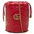Borsa a secchiello Small Gucci GG Marmont con motivo cuore