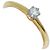 Autre Marque Tiffany & Co. Solitär-Diamantring in Gelbgold