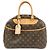 Borsa a mano Louis Vuitton Monogram Deauville Canvas Brown M47270
