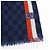 Louis Vuitton Damier Echarpe Messenger Wool 100% Scarf Navy M70338 - vista 5