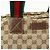 Borsa Tote GUCCI Sherry GG Canvas Leather Beige Brown 131231 - vista 10