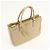 Borsa 2Way PRADA Galleria in pelle Saffiano con logo Triangle Beige 1BA274 - vista 4