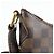 Borsa a tracolla Louis Vuitton Damier Ebene Bloomsbury PM Marrone N42251 - vista 16