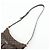 Borsa a tracolla Louis Vuitton Damier Ebene Bloomsbury PM Marrone N42251 - vista 6