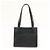 Borsa Tote e Borsa a Spalla CHANEL Logo in pelle caviale nera - vista 2