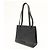 Borsa Tote e Borsa a Spalla CHANEL Logo in pelle caviale nera - vista 3