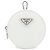 PRADA Triangle Logo Leather Mini Pouch Coin Case White 1TL431
