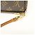 Louis Vuitton Monogram Pochette Accessoires Pouch Hand Bag Brown M51980 - vista 8