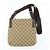 Borsa a tracolla GUCCI GG Canvas Leather Beige Brown 122793 - vista 2