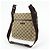 Borsa a tracolla GUCCI GG Canvas Leather Beige Brown 122793 - vista 3