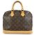 Borsa a mano Louis Vuitton Monogram Alma Canvas Leather Brown M51130