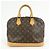 Borsa a mano Louis Vuitton Monogram Alma Canvas Leather Brown M51130 - vista 2