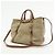Borsa 2Way PRADA in tela jacquard con logo triangolare e pelle Borsa Tote BN1841 - vista 3