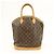 Louis Vuitton Monogram Lockit Vertical Hand Bag Brown M40103 - vista 2