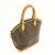 Louis Vuitton Monogram Lockit Vertical Hand Bag Brown M40103 - vista 4