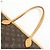 Borsa Louis Vuitton Monogram Neverfull MM Borsa a Tracolla Marrone M40995 - vista 6