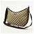 Borsa a Tracolla GUCCI GG Canvas Leather Beige Brown 122790 - vista 3