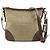 Borsa a tracolla e a spalla PRADA in tela jacquard e pelle Beige Brown