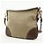 Borsa a tracolla e a spalla PRADA in tela jacquard e pelle Beige Brown - vista 3