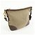 Borsa a tracolla e a spalla PRADA in tela jacquard e pelle Beige Brown - vista 4