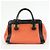 Chloé Borsa 2Way Chloe Logo Alice in pelle Borsa a mano Borsa a tracolla Arancione Nero - vista 2