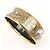 Hermès HERMES Email GM Bracciale Rigido Placcato Oro Oro Grigio Bianco - vista 7