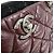 Borsa a spalla a catena in pelle CHANEL Matelasse COCO Mark Bordeaux Argento - vista 15