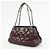 Borsa a spalla a catena in pelle CHANEL Matelasse COCO Mark Bordeaux Argento - vista 3