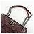 Borsa a spalla a catena in pelle CHANEL Matelasse COCO Mark Bordeaux Argento - vista 6