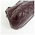 Borsa a spalla a catena in pelle CHANEL Matelasse COCO Mark Bordeaux Argento - vista 9