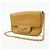 Salvatore Ferragamo Borsa a tracolla e spalla Ferragamo Gancini in pelle con catena Marrone chiaro - vista 3
