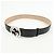 GUCCI Interlocking G Guccissima Ledergürtel Schwarz Silber 114984 - Ansicht 6