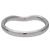 Tiffany & Co Curved Band 9P Diamantring Platin PT950 US4.5 EU48 - Ansicht 2