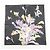 Christian Dior Set di 3 sciarpe 100% cotone stampa floreale blu navy nero - vista 12