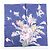 Christian Dior Set di 3 sciarpe 100% cotone stampa floreale blu navy nero - vista 3