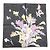 Christian Dior Set di 3 sciarpe 100% cotone stampa floreale blu navy nero - vista 8